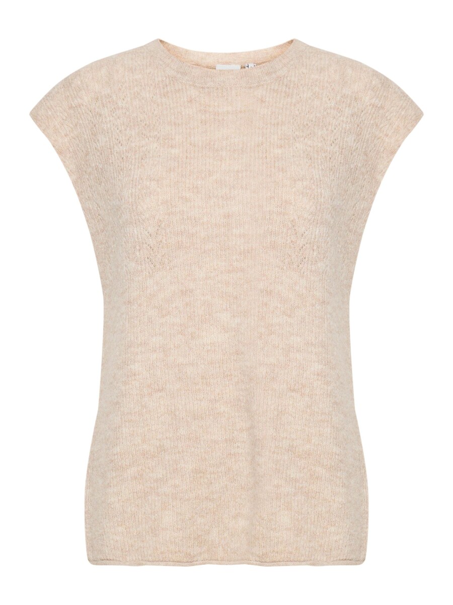 

Тонкий вязаный свитер ICHI Sweater KAMARA WA3, светло-бежевый