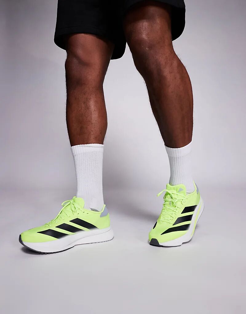 Кроссовки adidas Running Adizero SL2 желтого и черного цветов Adidas Performance — фото 3