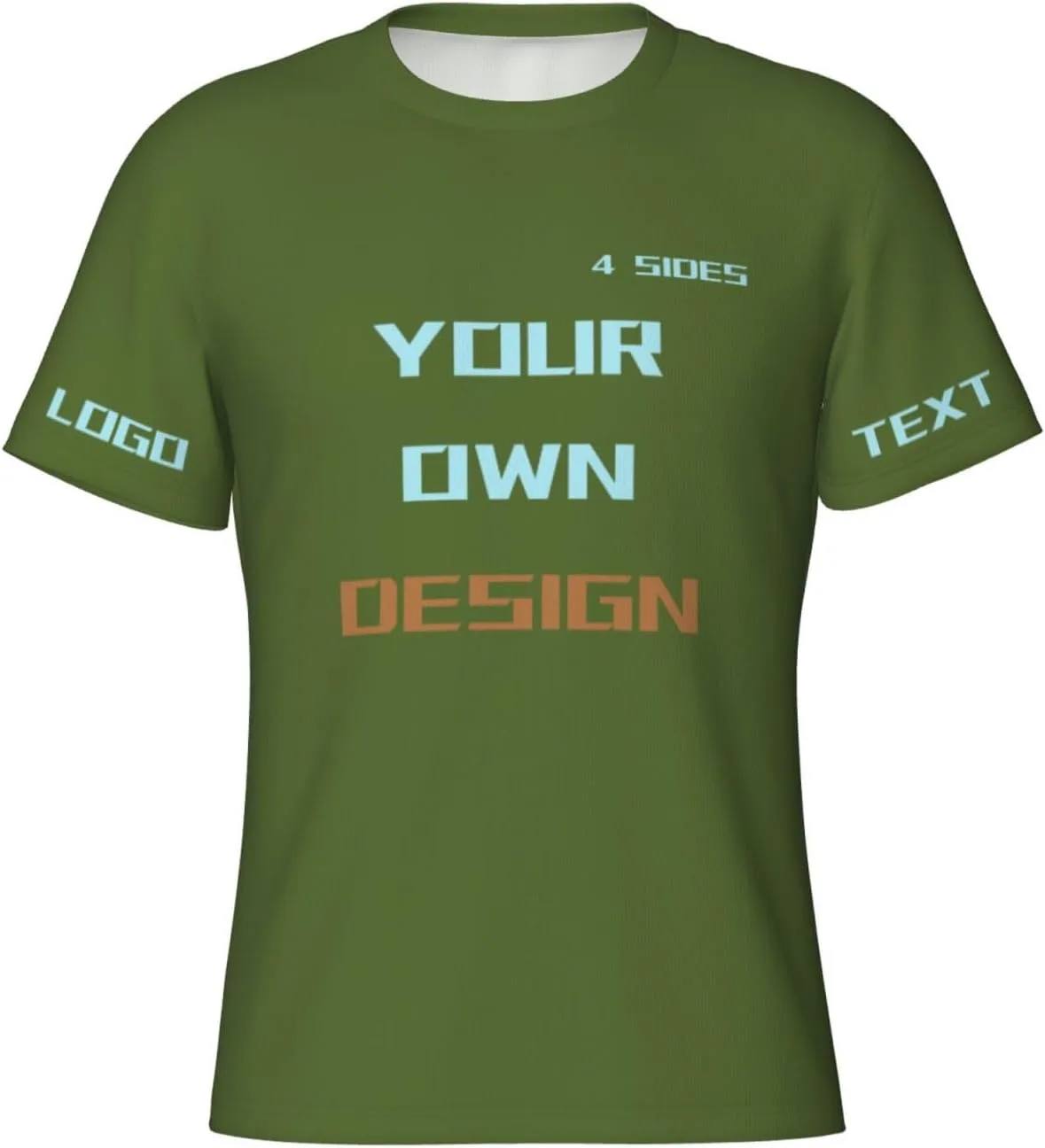 

Футболка Custom с принтом на 4 сторонах