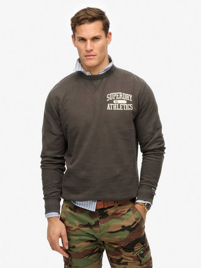 

Толстовка для экипажа athletic essentials Superdry, угольный