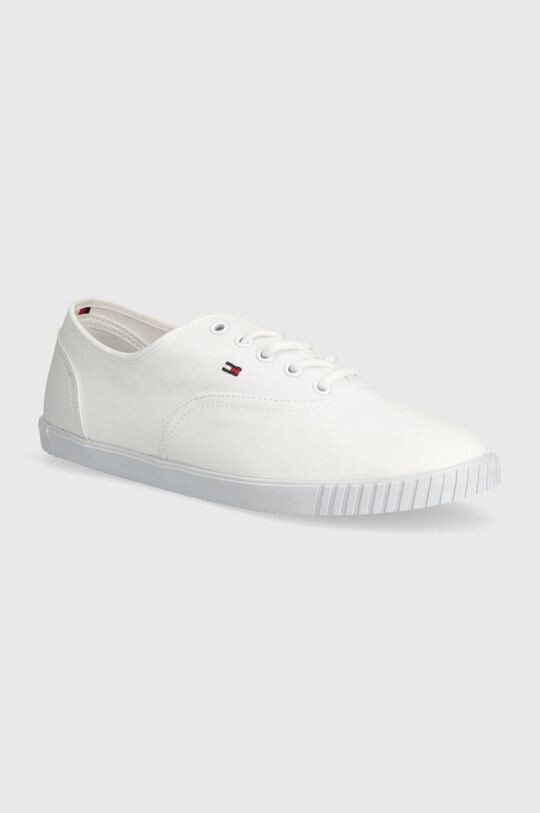 

Кроссовки Canvas Lace Up Sneaker Tommy Hilfiger, белый