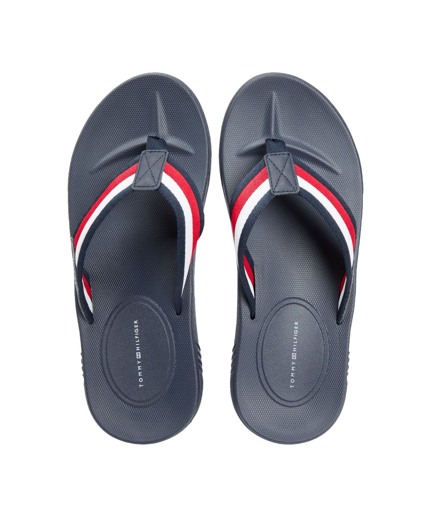 Формованные пляжные сандалии Hilfiger TOMMY HILFIGER, Blue 0GY — фото 2
