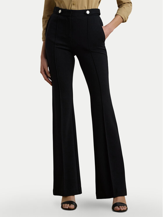 

Брюки из ткани bootcut fit 200971132001 Lauren Ralph Lauren, чёрный