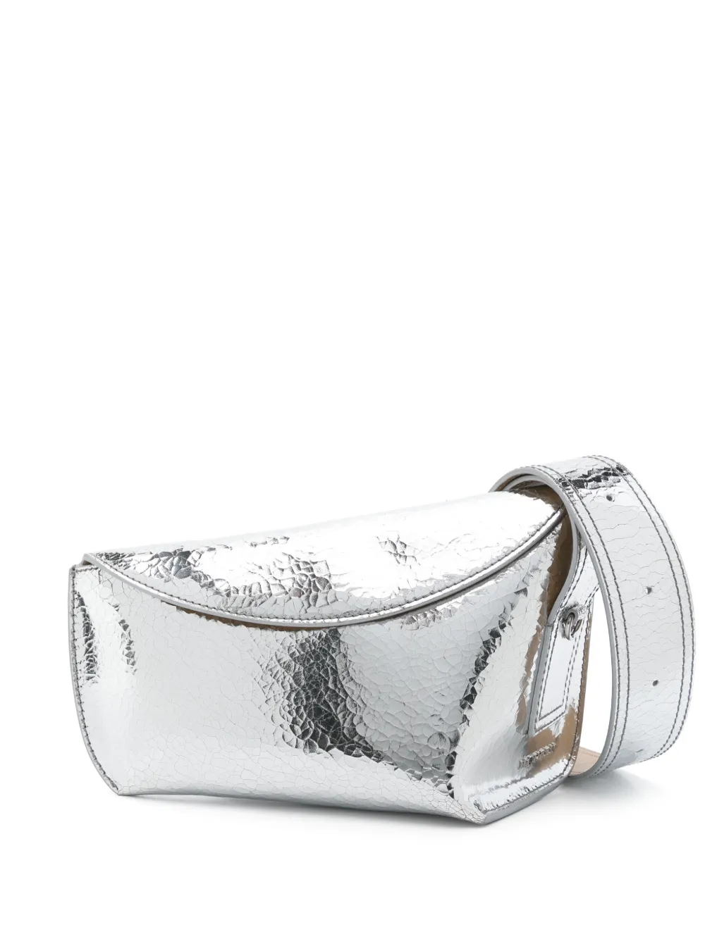 

Сумка на плечо T-Bar Sling Alexander McQueen, серебяный