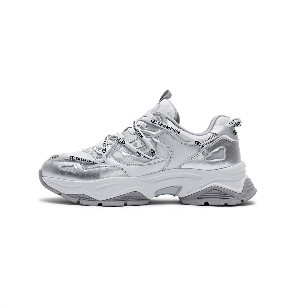 

Кроссовки Champion Chunky Sneakers Unisex Low-top Silver, серебряный, Серый, Кроссовки Champion Chunky Sneakers Unisex Low-top Silver, серебряный