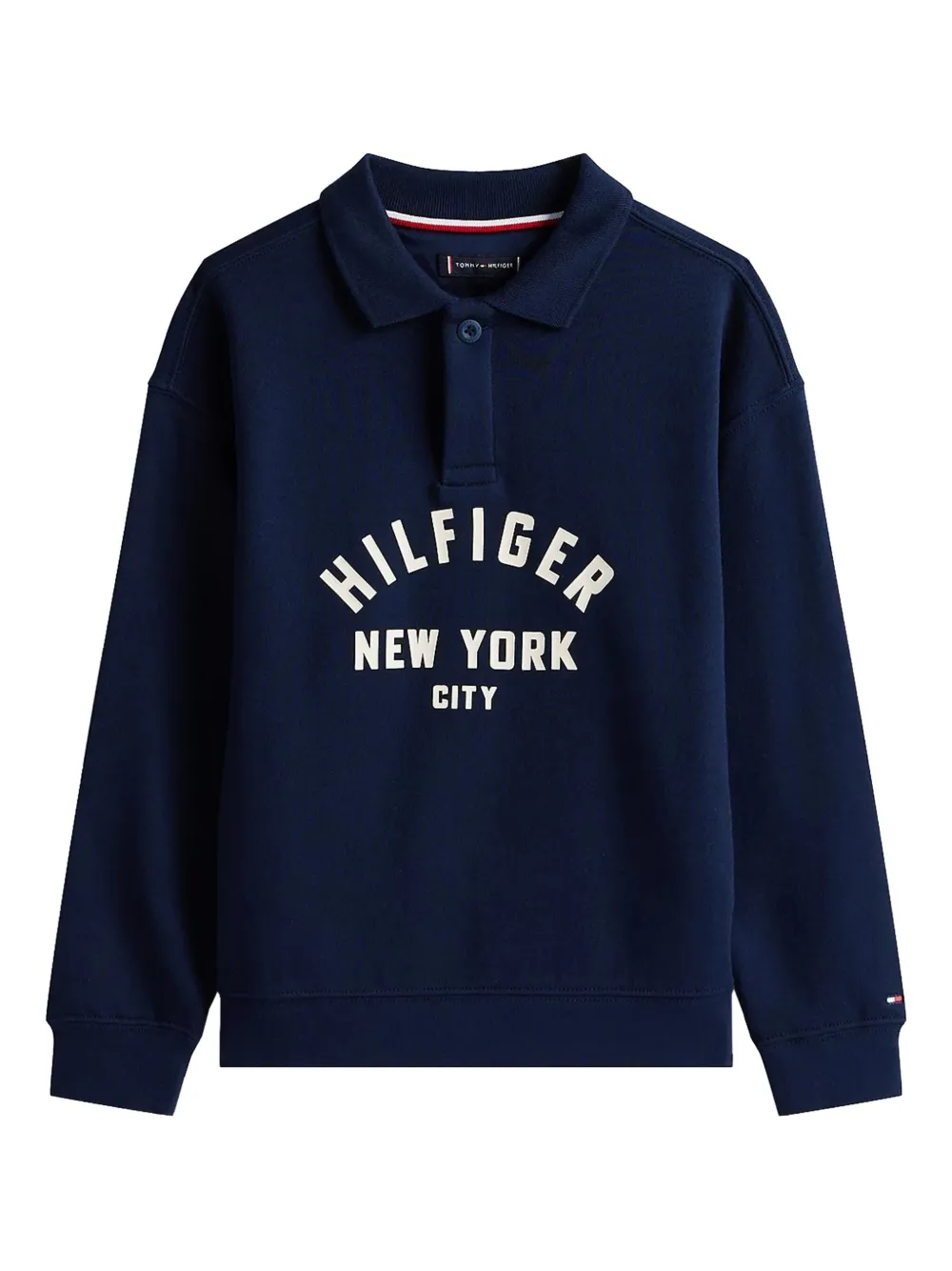 

Толстовка с воротником-поло hilfiger new york city Tommy Hilfiger Junior