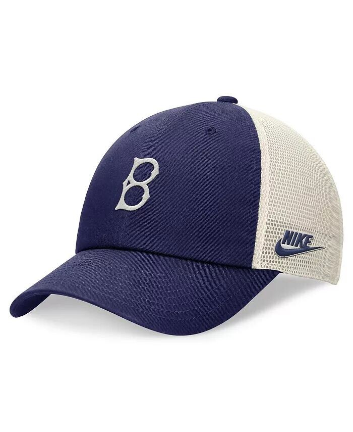 

Мужская регулируемая шляпа Royal Brooklyn Dodgers Cooperstown Collection Rewind Club Trucker Nike, синий