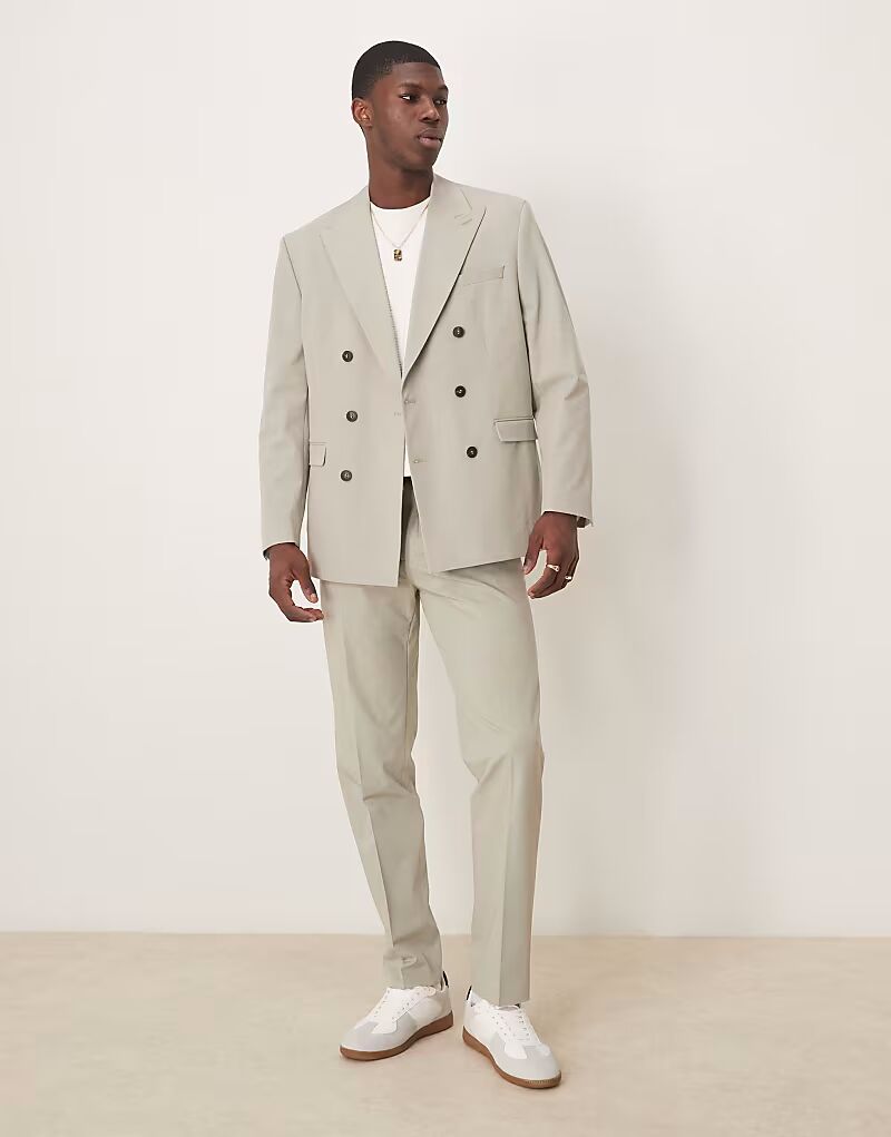 

Выбранные брюки Homme Liam классического кроя зеленого цвета
