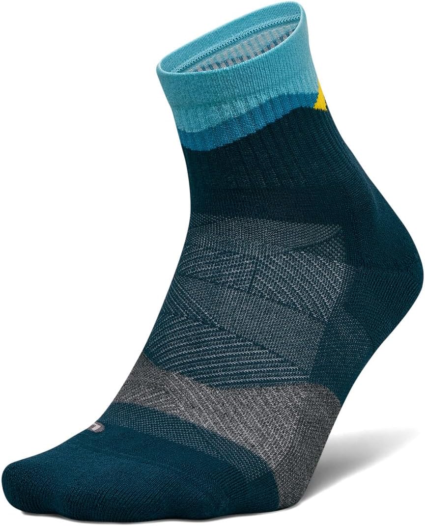 

Носки Feetures Trail Max Cushion Quarter, цвет Mountain High Blue