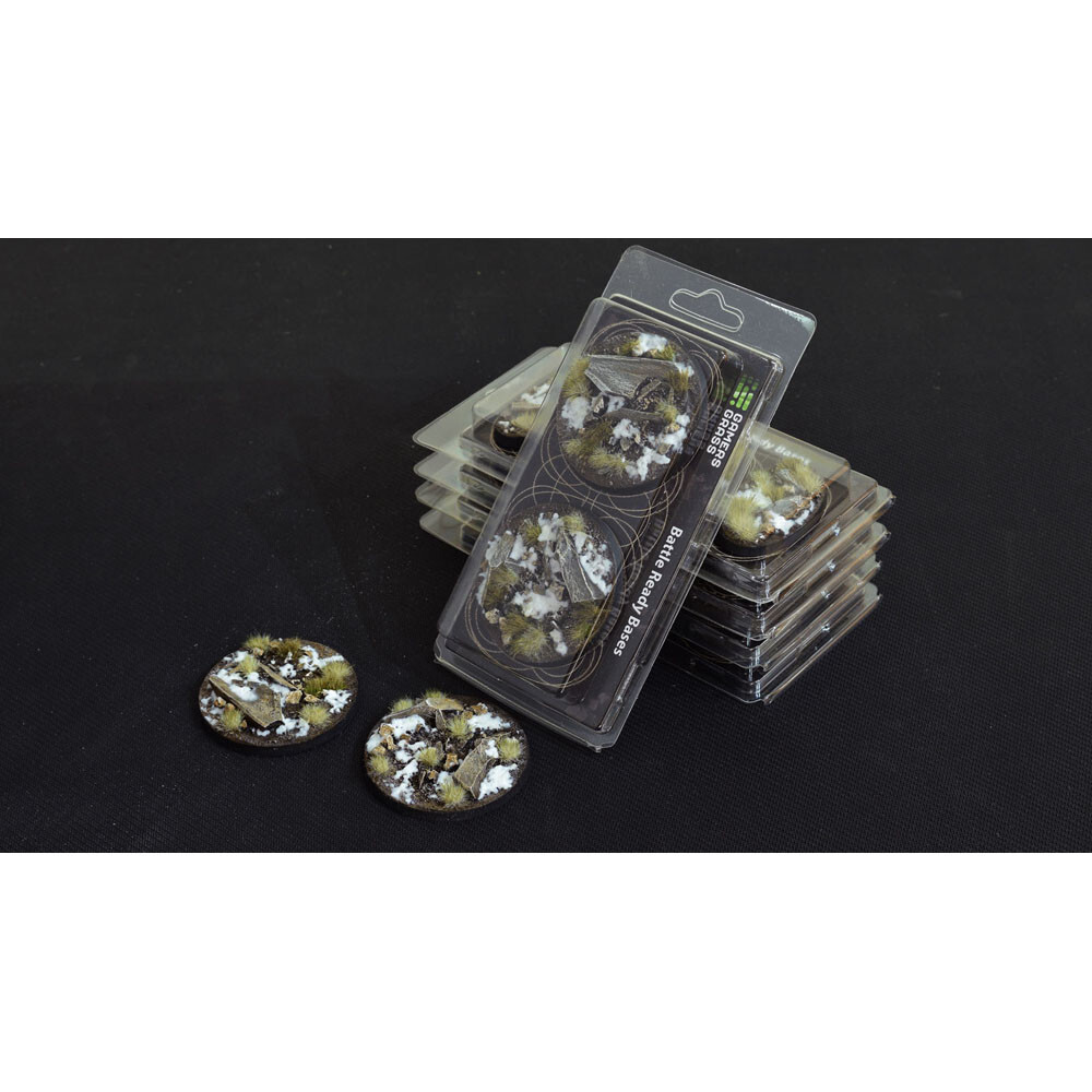 

Аксессуары Gamers Grass Battle Ready Bases: Winter - Round 60mm (2)