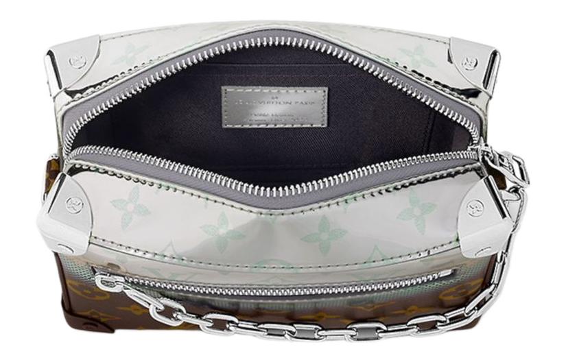 Сумка LOUIS VUITTON Mini Soft металлик — фото 4