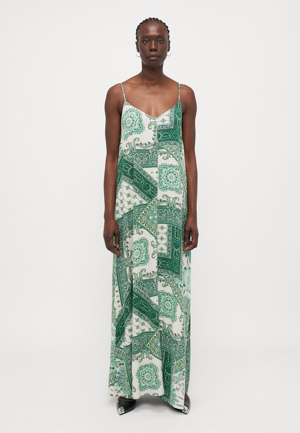 

Платье макси VMVEA VICKY LONG DRESS Vero Moda Tall, зеленый