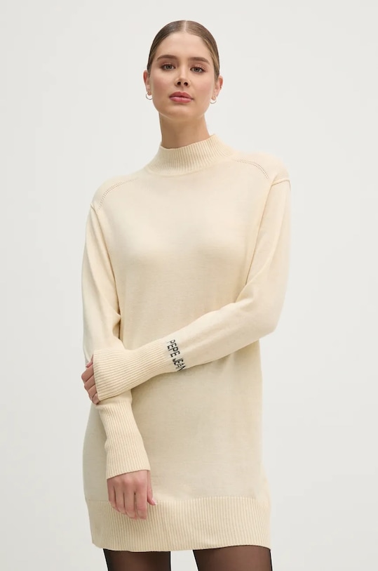

Платье с добавлением шерсти Hazel Dress Pepe Jeans, бежевый