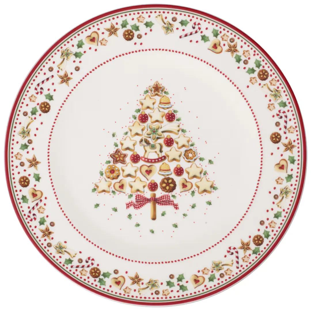 

Подарочная тарелка Christmas Winter Bakery Delight Villeroy & Boch, красный