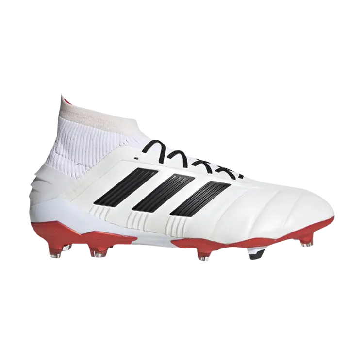 Кроссовки Adidas Predator 19.1 FG, белый