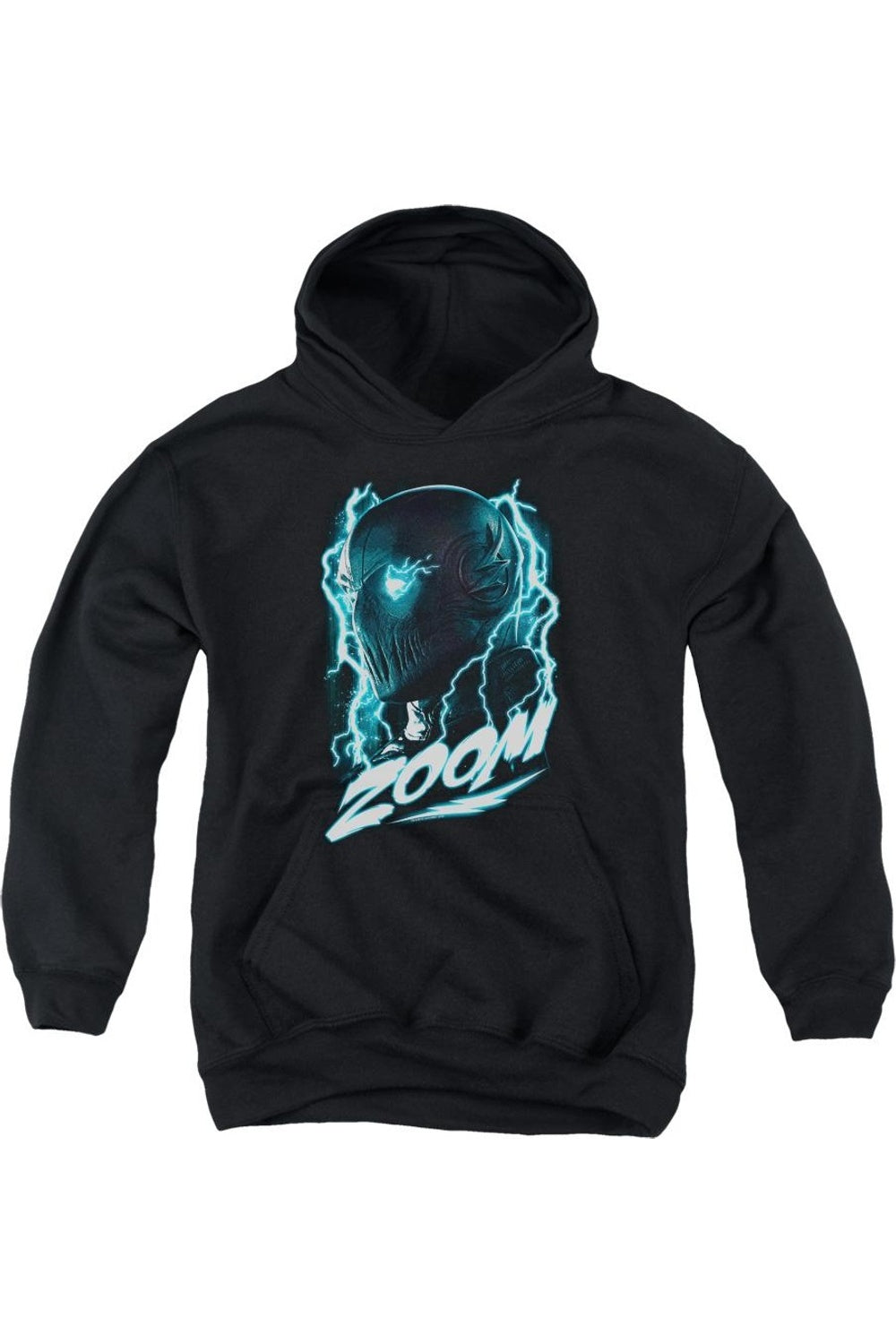 

Флисовая худи с молнией Zoom Youth Gildan, черный