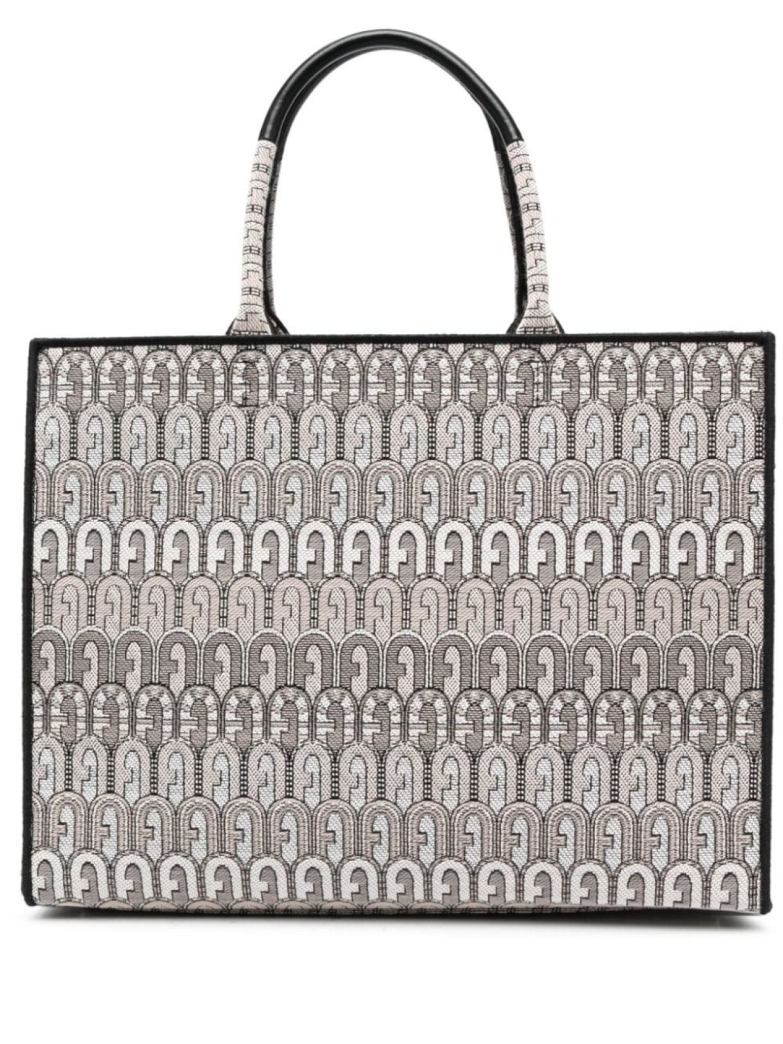 

Furla большая сумка-тоут Opportunity с жаккардовым логотипом, нейтральный цвет