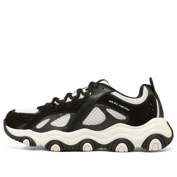 

Кроссовки d'lites 'black white' Skechers, черный