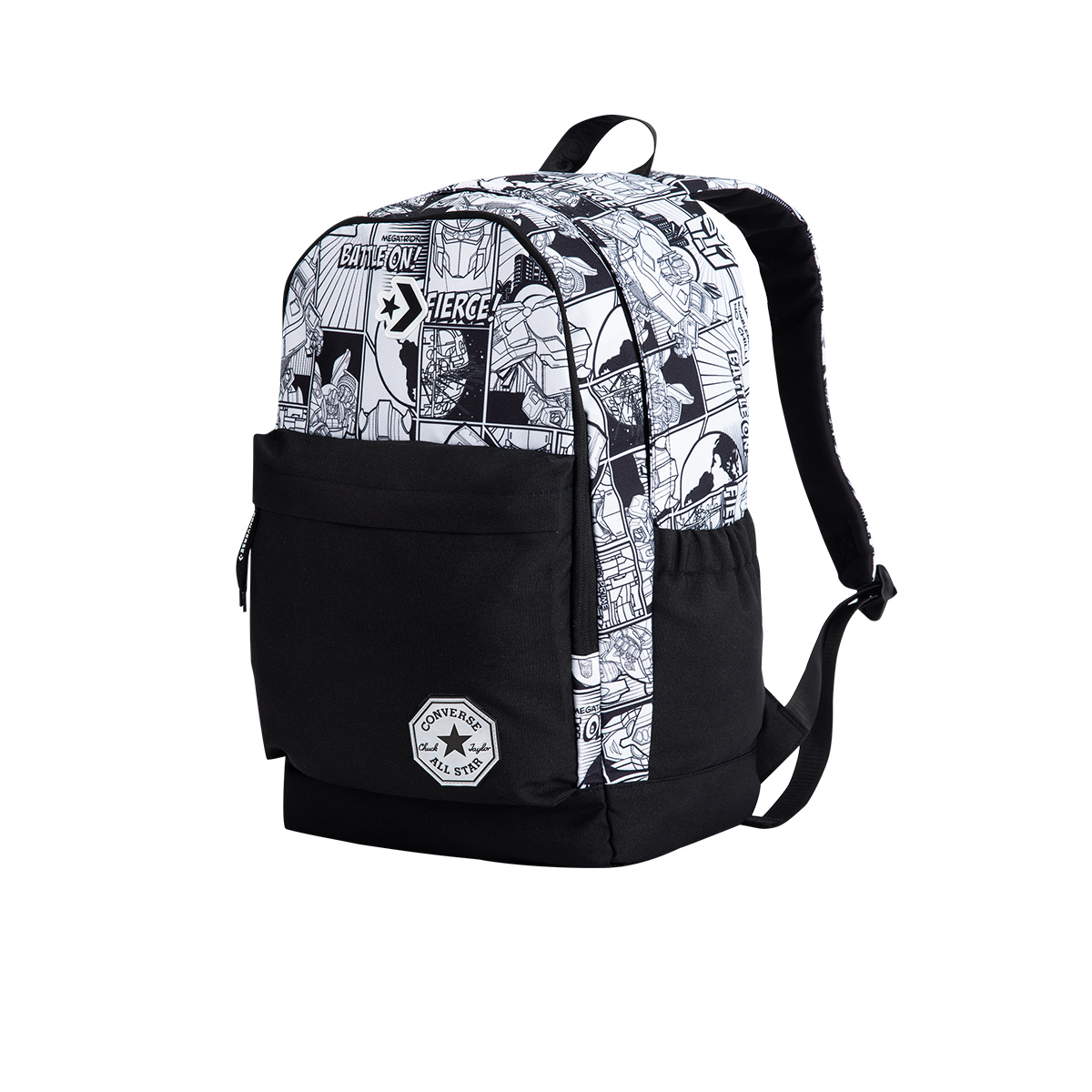 

Футболка Unisex Jet Black Converse в коллаборации с Transformers из полиэстера