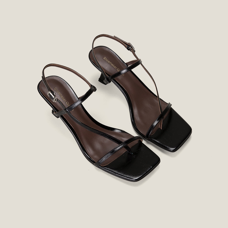 SHOEMAKER QUEEN Женские сандалии на одной застежке светло-желтые, цвет Light Yellow — фото 4