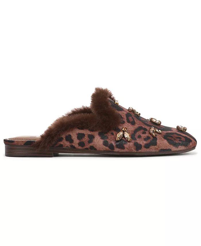 Женские декорированные уютные сабо Tillie из искусственной овчины Circus NY by Sam Edelman, коричневый — фото 2