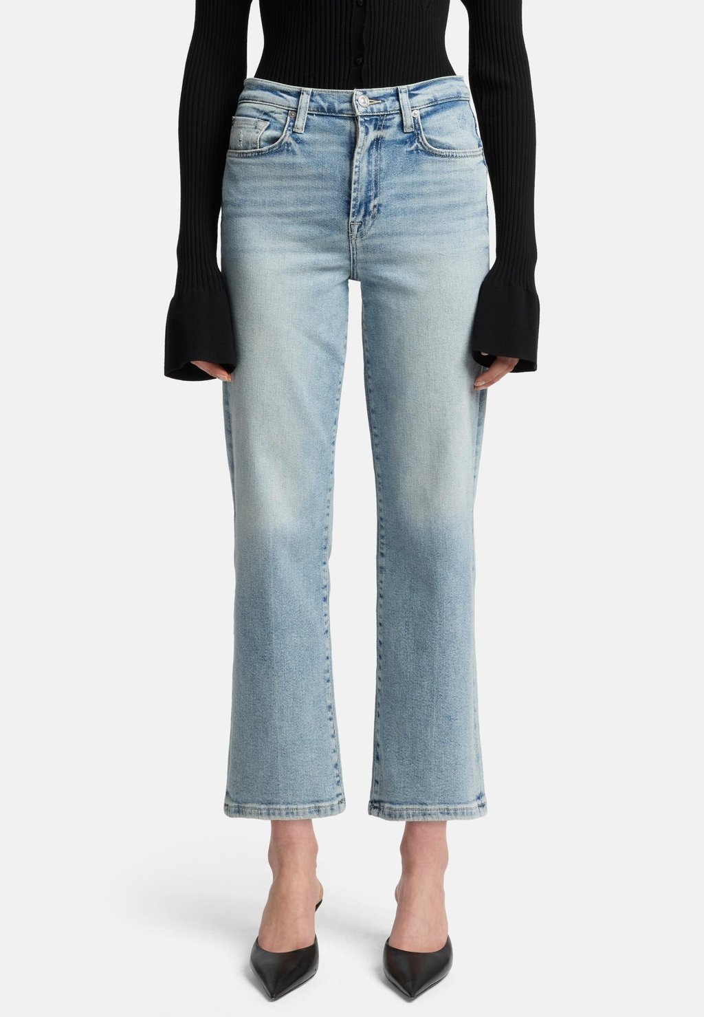 

Джинсы прямого кроя STRAIGHT FIT CROPPED ALEXA 7 for all mankind, светло-голубой