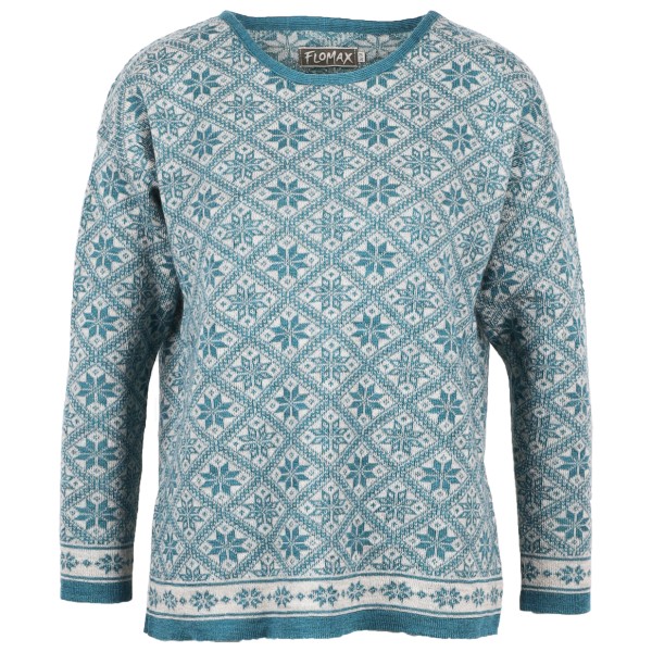 

Женский свитер большого размера Svea - шерстяной свитер Flomax, мультиколор