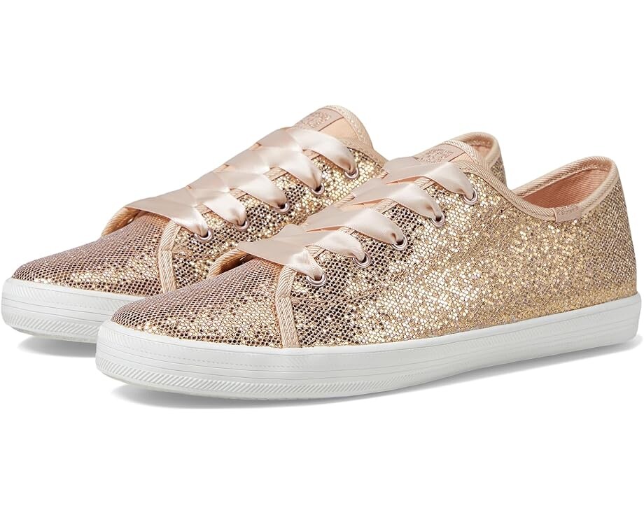 

Кроссовки Keds Kids Kickstart Celebrations, цвет Rose Gold Sparkle
