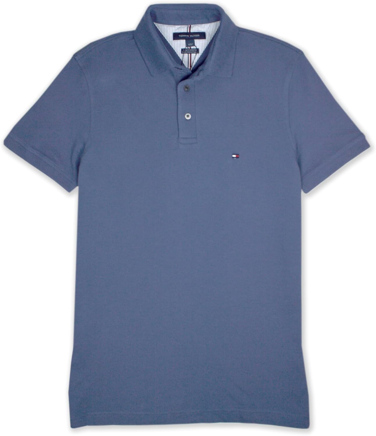 

Мужская рубашка-поло Tommy Hilfiger Stretch Slim Fit Pique, Faded Indigo, Фиолетовый, Мужская рубашка-поло Tommy Hilfiger Stretch Slim Fit Pique, Faded Indigo