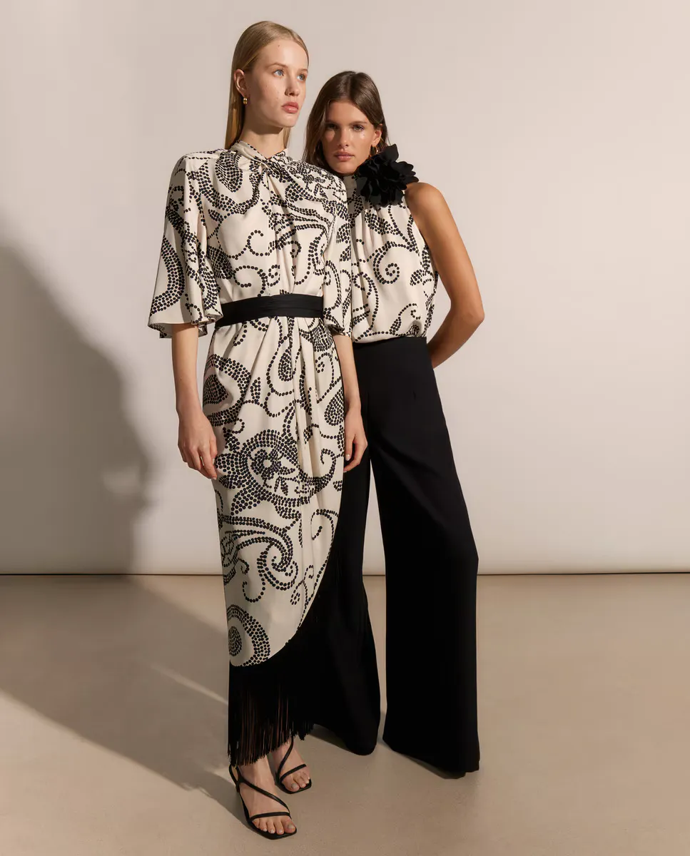 

Женские широкие брюки Woman Fiesta El Corte Inglés, черный