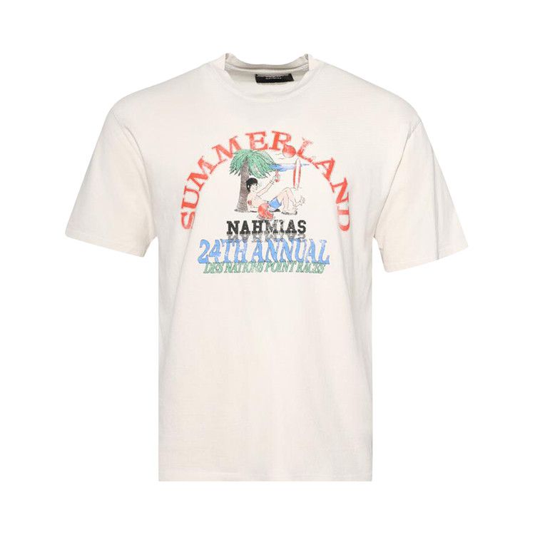 

Футболка Nahmias Point Dune Races Boxy T-Shirt, Egg White
