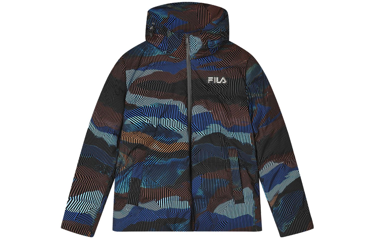 

FILA Пуховик мужской с принтом по всей поверхности, All Over Print