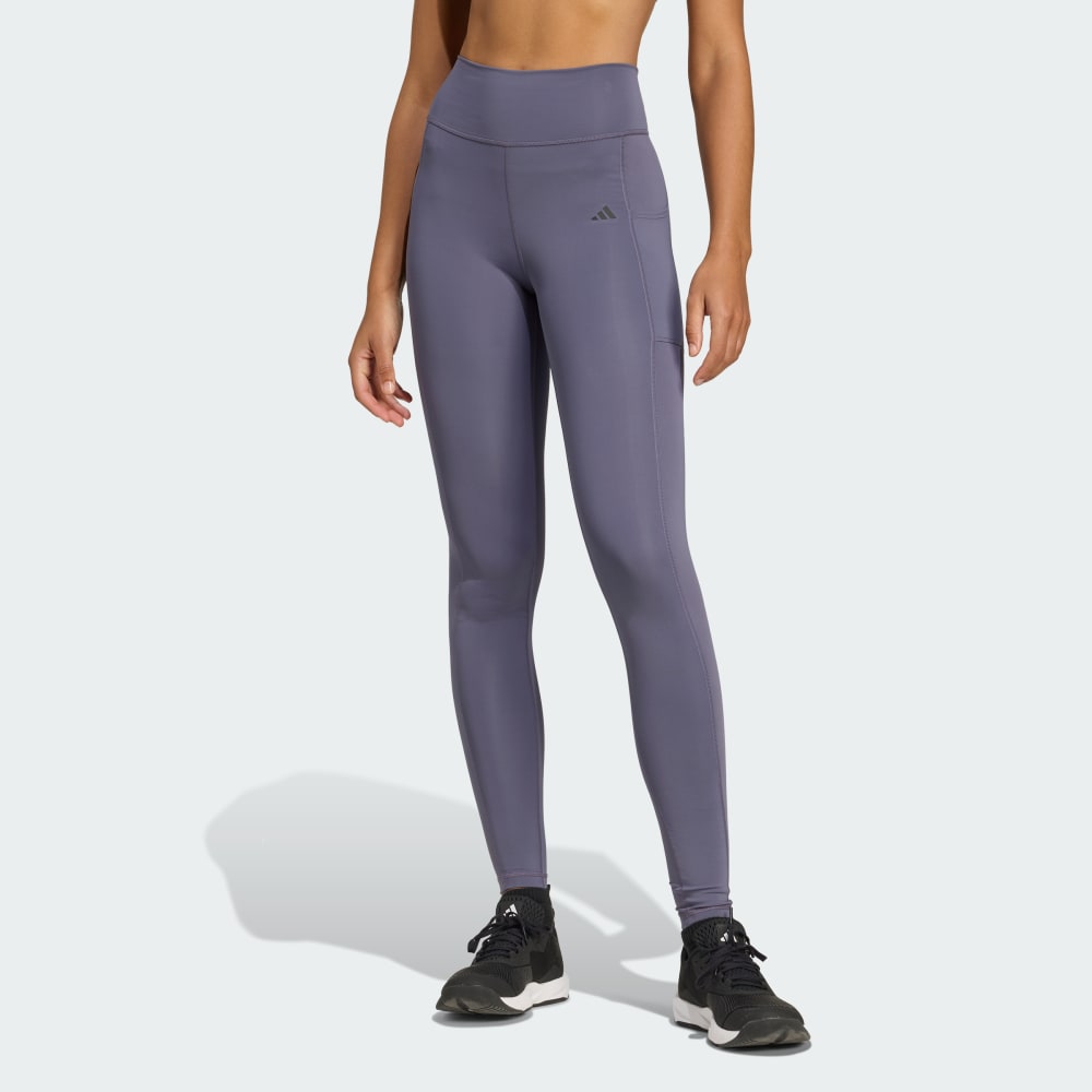 

Леггинсы Adidas Optimé Full Length Leggings, цвет Preloved Violet