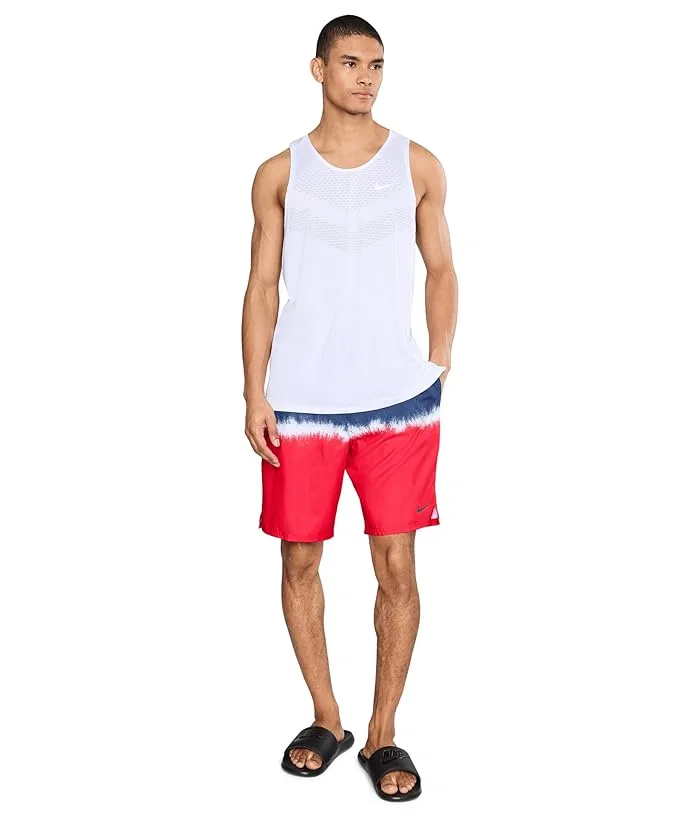 Плавки Nike Breaker Ocean Merge 9" Brief Lined Volley, Blue/Red — фото 2
