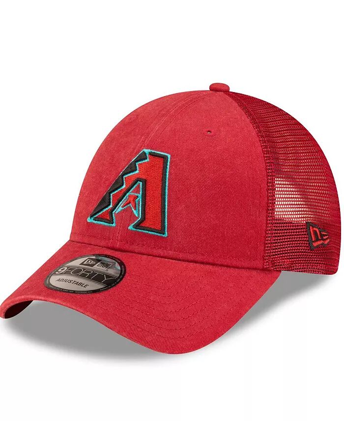 

Мужская красная регулируемая кепка Arizona Diamondbacks Trucker 9FORTY New Era