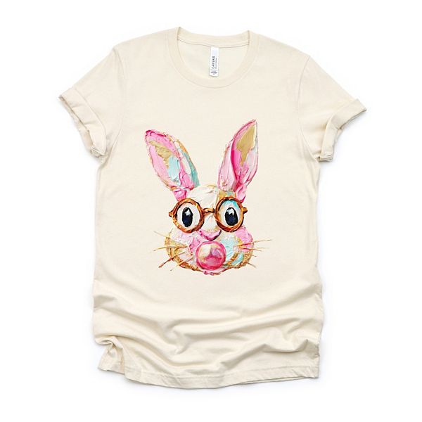 

Футболка с принтом Bunny face textured paint Simply Sage Market, Cream, Зеленый, Футболка с принтом Bunny face textured paint Simply Sage Market, Cream