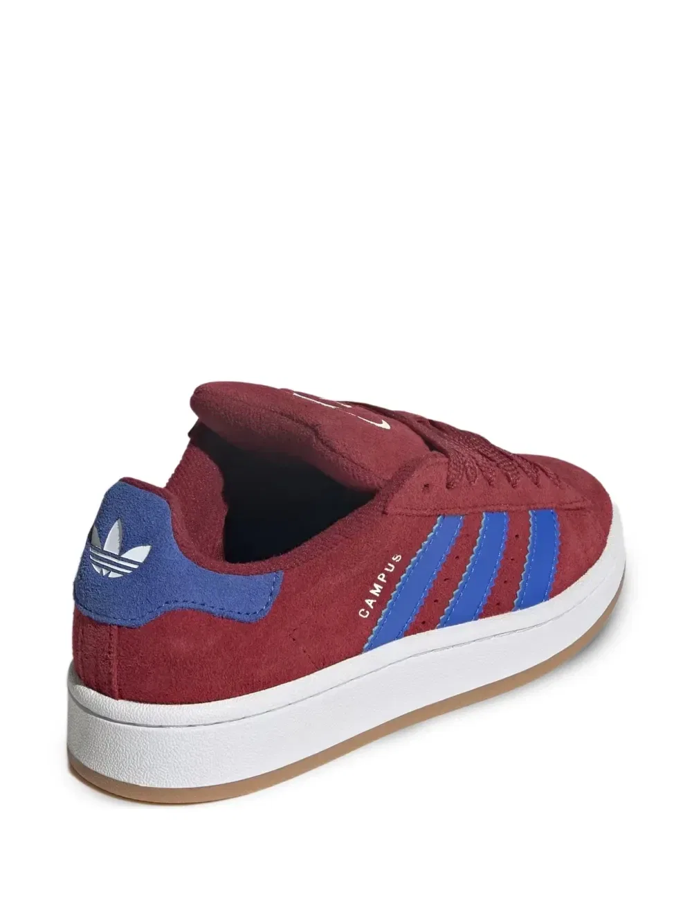 Кроссовки Campus из замши Adidas Kids, красный — фото 3