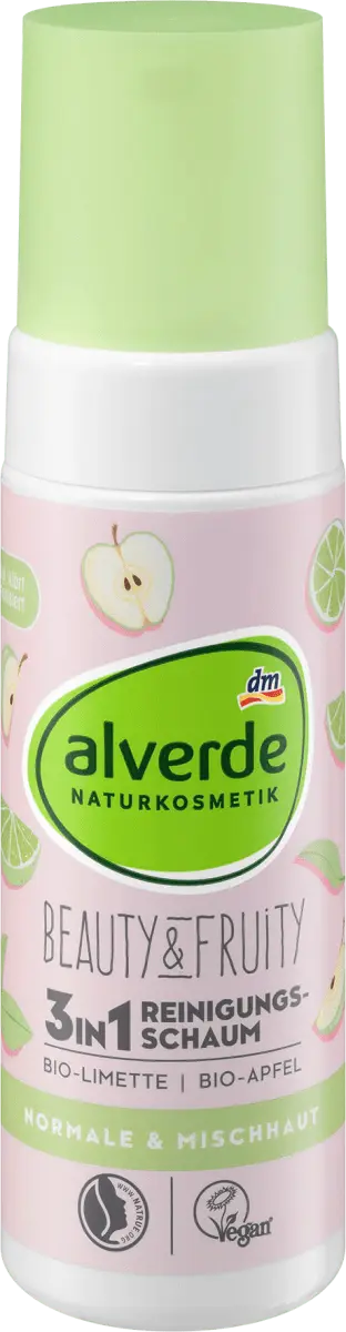 

Очищающая пенка Beauty&Fruity 150 мл. alverde NATURKOSMETIK