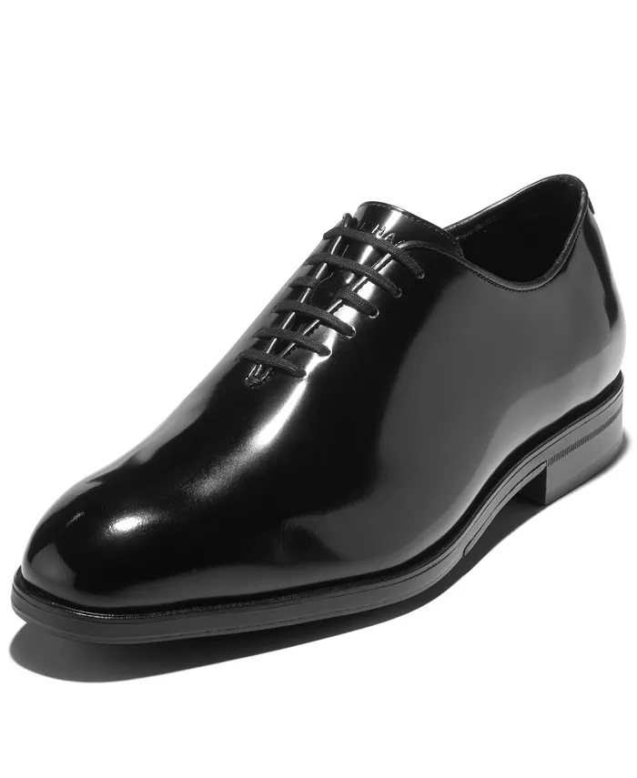 Мужские оксфорды Foster Grand цельнокроеные с закрытой союзкой Cole Haan, черный — фото 4
