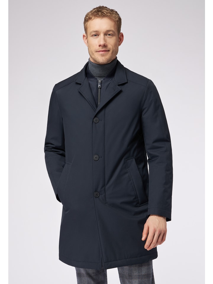 

Зимнее пальто со съемным жилетом темно-синего цвета Roy Robson