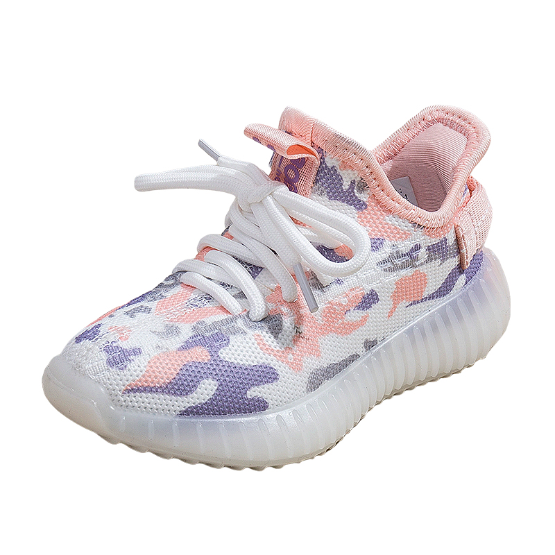 

Нескользящая износостойкая детская обувь для повседневной жизни BOBDOG, розовый/фиолетовый