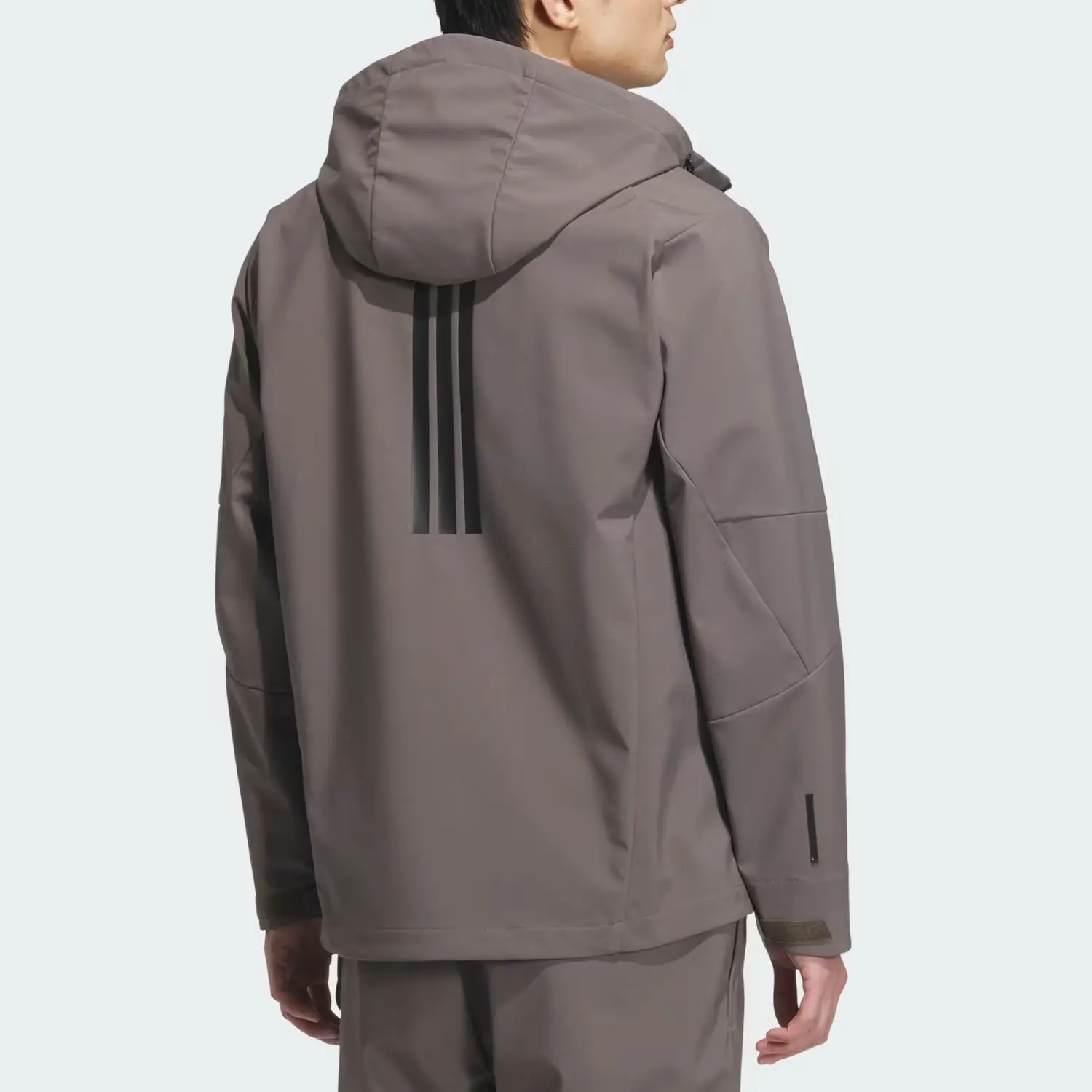 Adidas Спортивная куртка мужская графитовая, Charcoal — фото 3