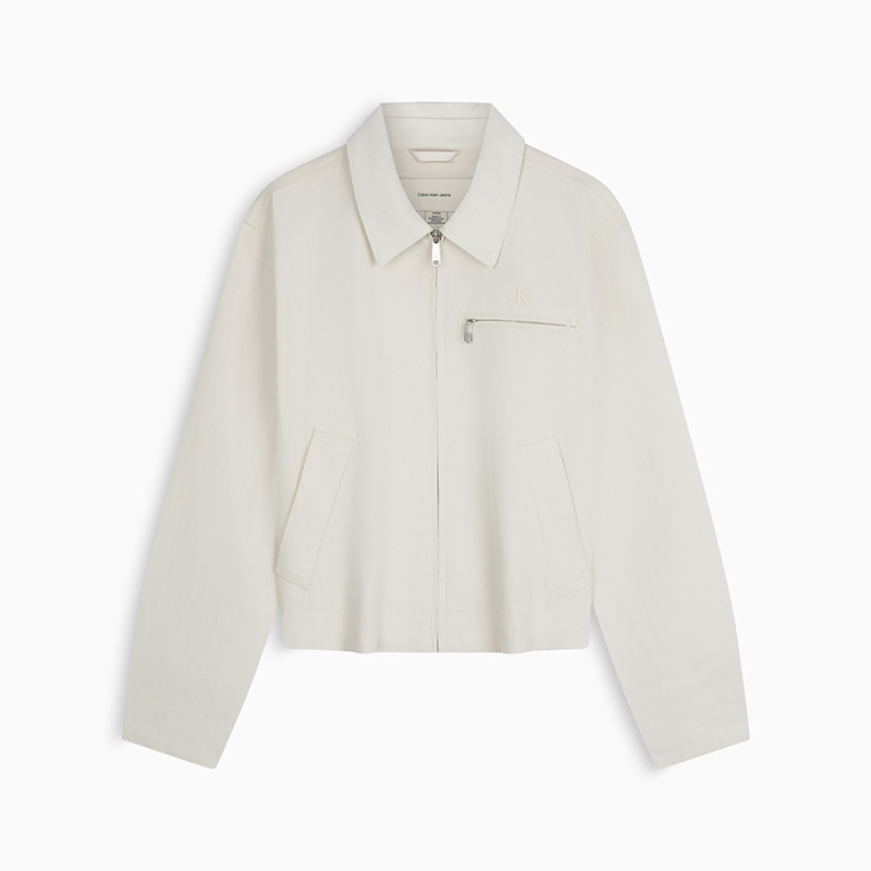 Calvin Klein Куртка Women's 67U Chalk White Lapel Moderate Others — фото 3