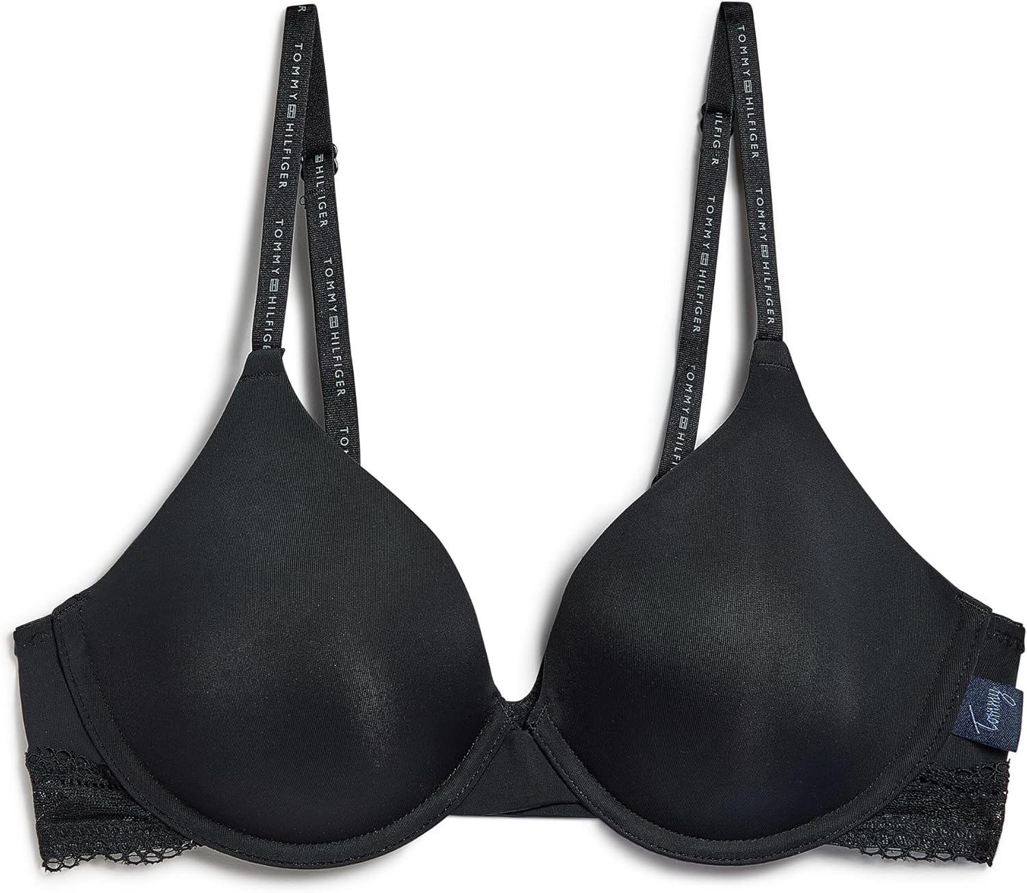 

Женский бюстгальтер-майка Tommy Hilfiger с кружевной отделкой и микрофиброй, Black
