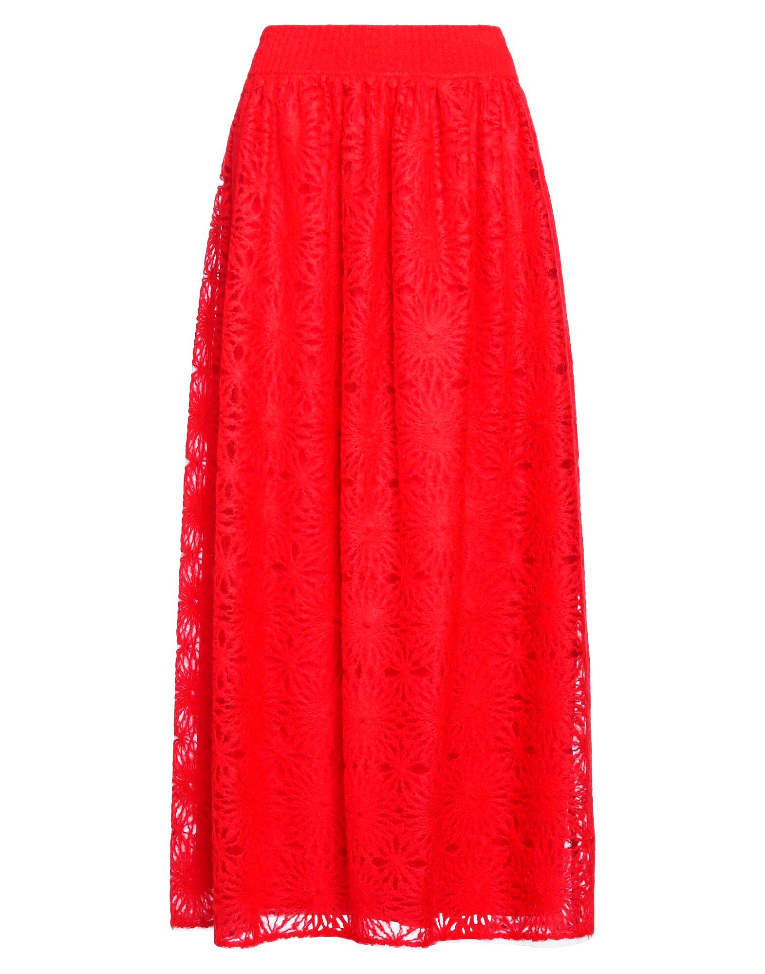 

Длинные юбки Alberta Ferretti, красный