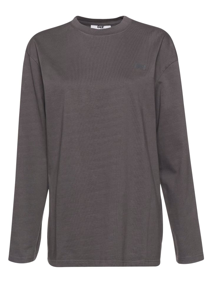 

Лонгслив DEF, цвет anthracite washed