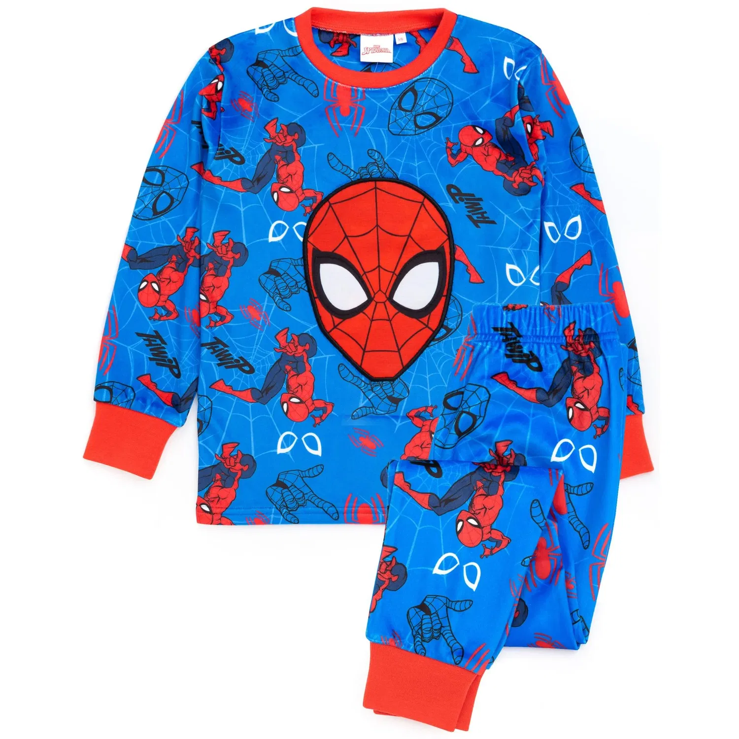 Пижама Marvel Spider-Man для мальчиков, синий
