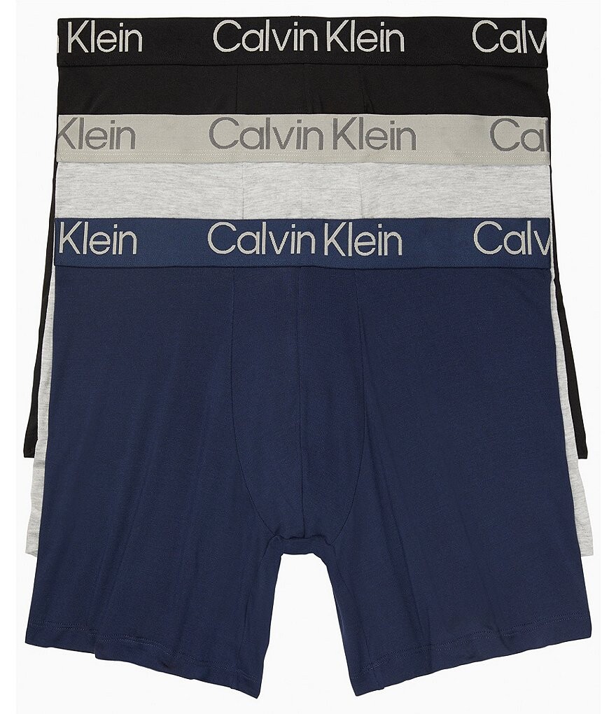 

Экологичные трусы-боксеры Calvin Klein, 3 шт., мультиколор