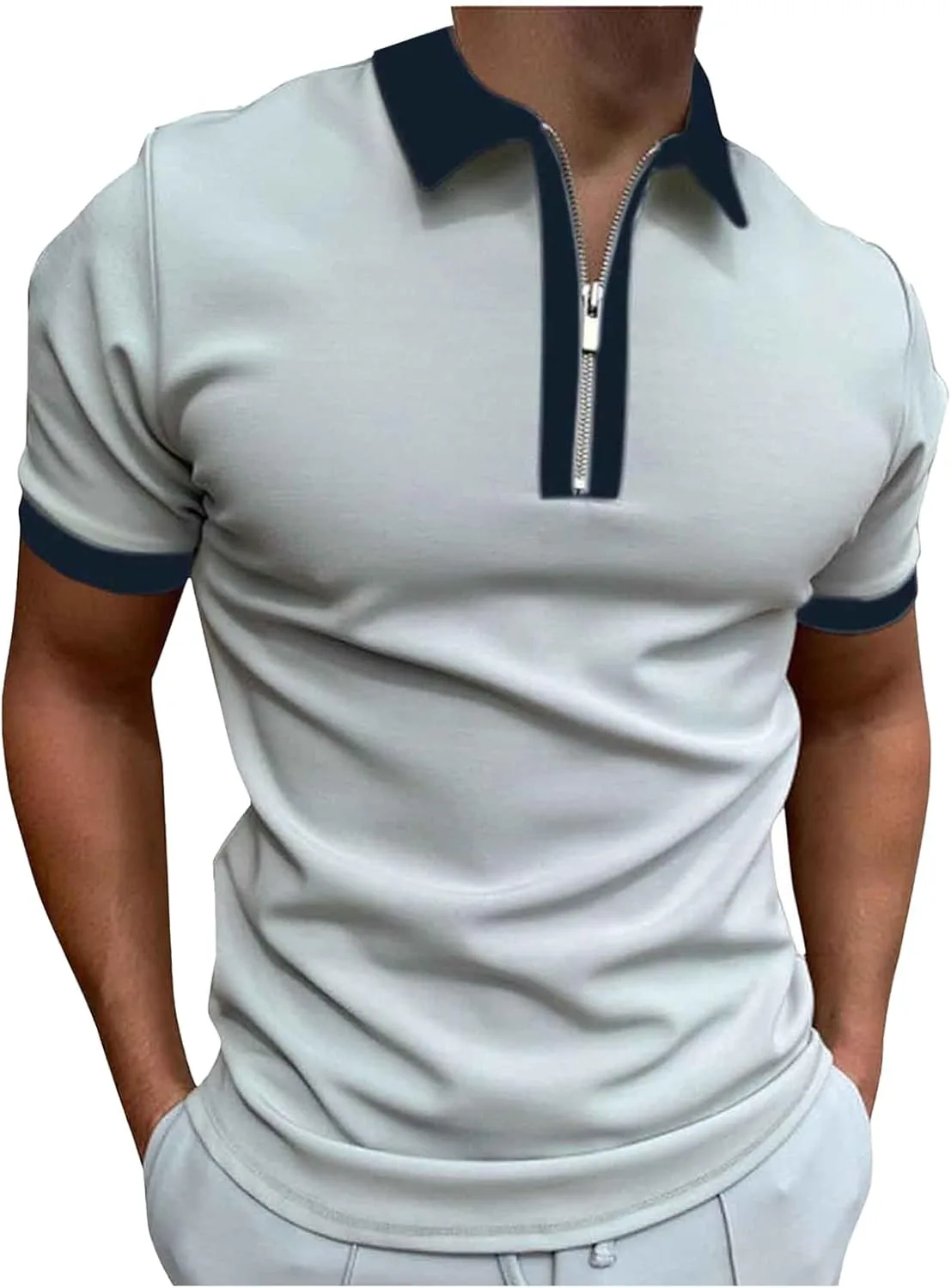 

Мужская поло Quick-Dry с коротким рукавом для гольфа и тренировок Wankang