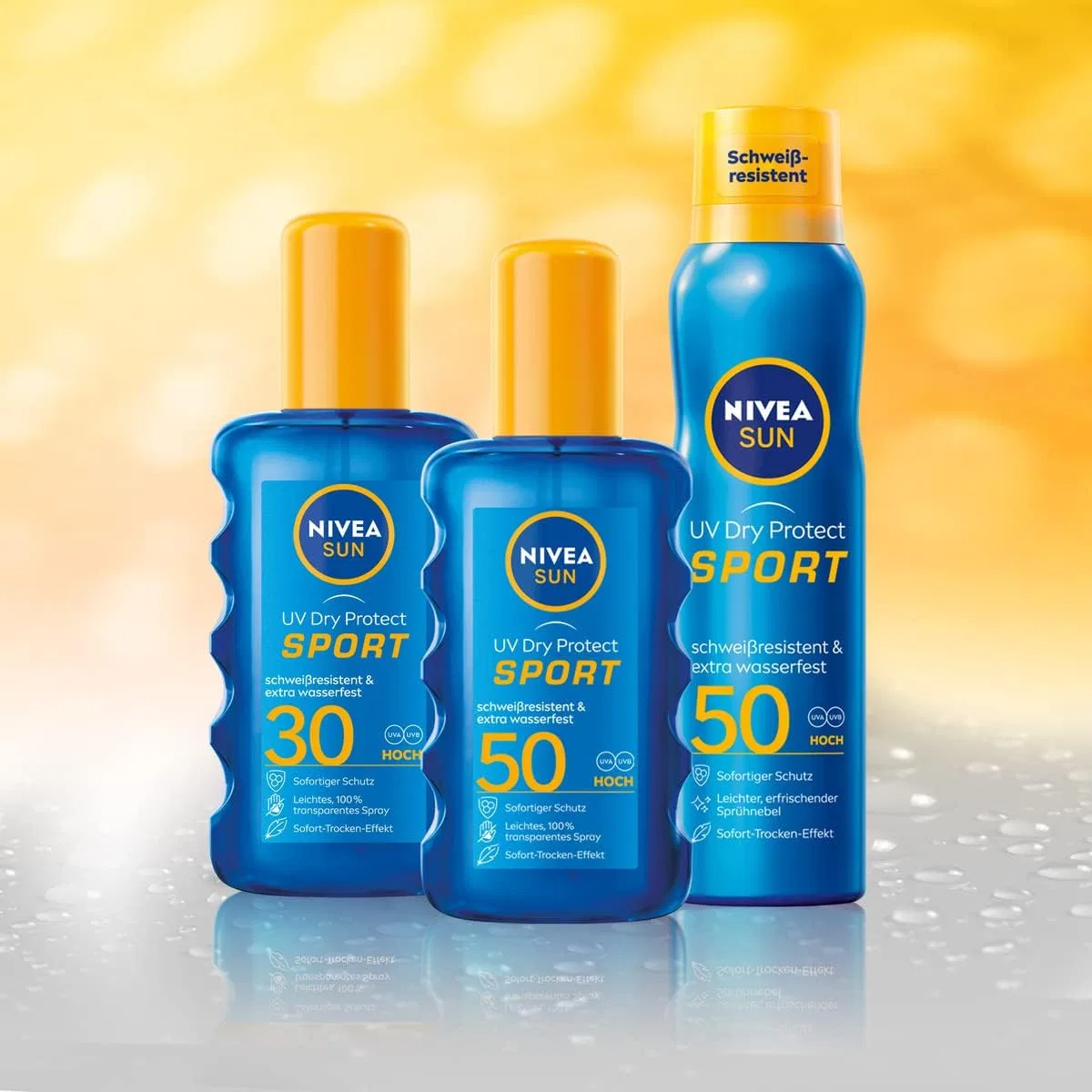 Солнцезащитный спрей Nivea Sun UV Dry Protect Refreshing SPF 50 Nivea — фото 4
